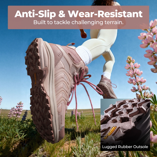  DualStride Armadillo FieldLite Waterproof Hiking Line TK&WEB Limited Edition - LIGHT PINK - 5