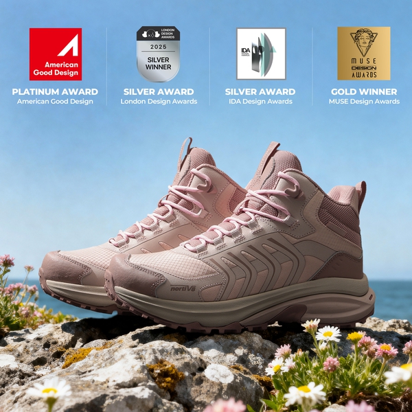 DualStride Armadillo FieldLite Waterproof Hiking Line TK&WEB Limited Edition - LIGHT PINK - 2