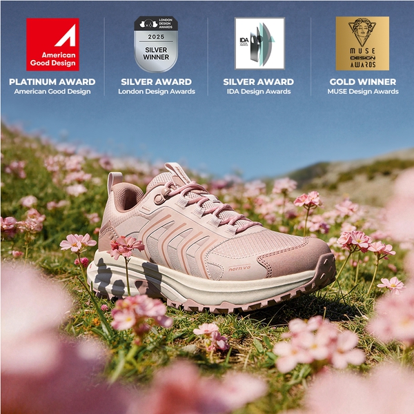  DualStride Armadillo FieldLite Waterproof Hiking Line TK&WEB Limited Edition - LIGHT PINK - 3