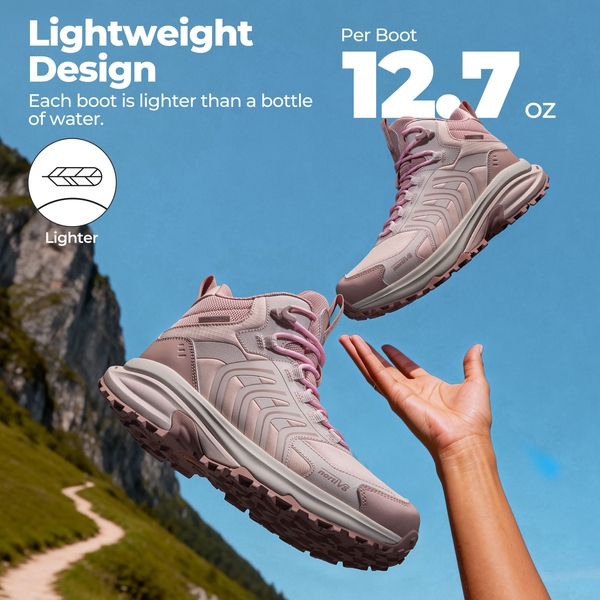  DualStride Armadillo FieldLite Waterproof Hiking Line TK&WEB Limited Edition - LIGHT PINK - 4