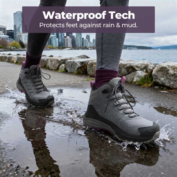  DualStride Armadillo FieldLite Waterproof Hiking Line TK&WEB Limited Edition - LIGHT GREY - 5