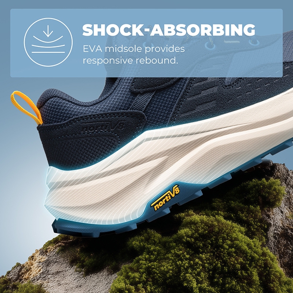 Nortiv 8 Men's Wide Toe Box Hiking Shoes | 5mm Drop Waterproof Leather