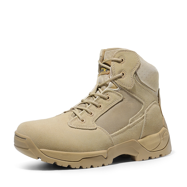 Men's Military Tactical Desert Boots - SAND -  0