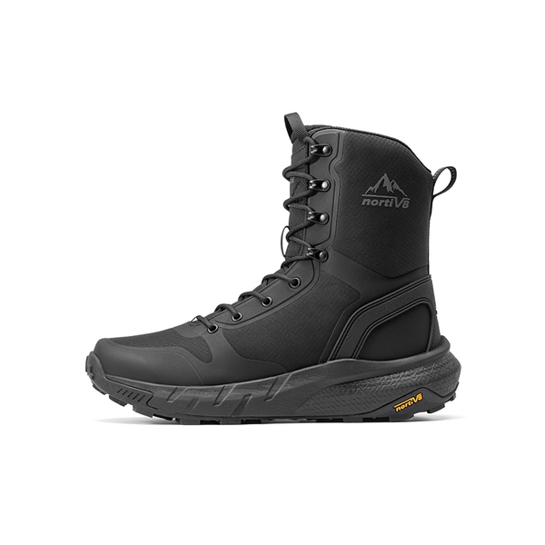 Men's Slip-Resistant Ankle Support Tactical Boots - BLACK - 1