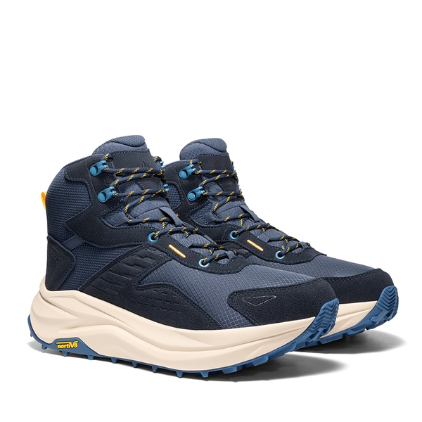 Men’s Waterproof Wide Toe Hiking Boots - NAVY - 2