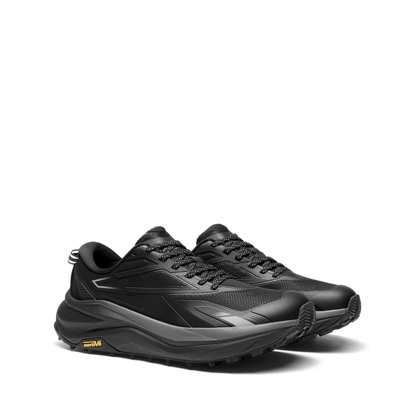 Men's Wide Toe Box Trail Running Shoes - BLACK - 2