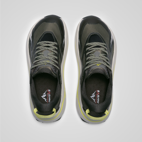 Men's Wide Toe Box Trail Running Shoes - OLIVE - 9