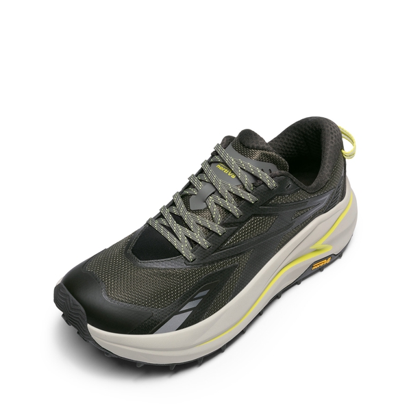 Men's Wide Toe Box Trail Running Shoes - OLIVE - 8