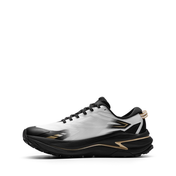 Men's Wide Toe Box Trail Running Shoes - WHITE/BLACK - 1