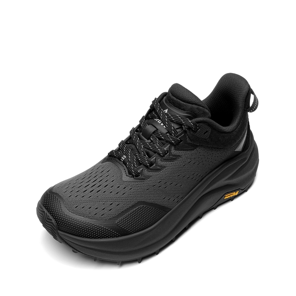 Women's Wide Toe Box Trail Running Shoes - ALL BLACK - 2