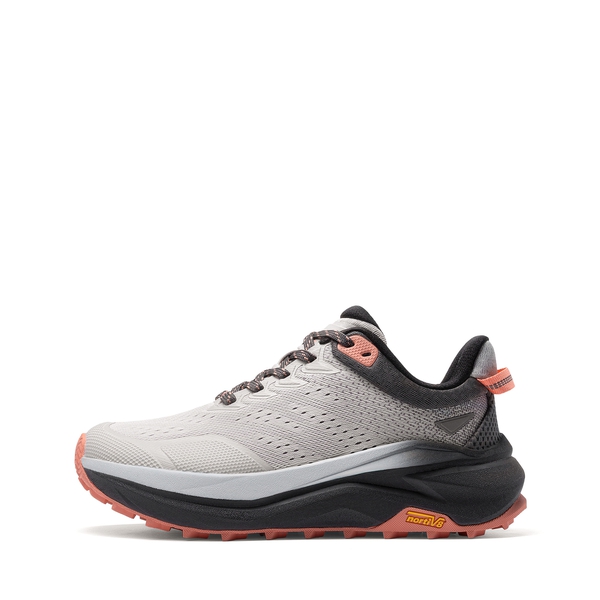 Women's Wide Toe Box Trail Running Shoes - LIGHT GREY/PINK - 1
