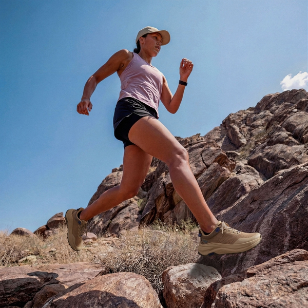 Women's Wide Toe Box Trail Running Shoes - KHAKI-NEW - 9