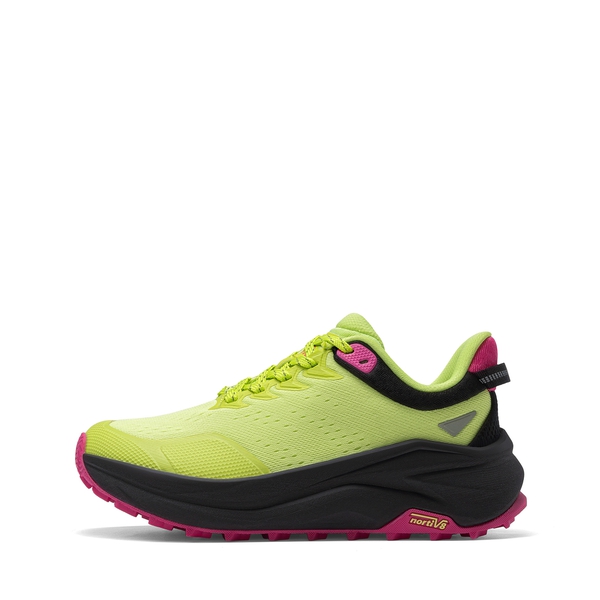 Women's Wide Toe Box Trail Running Shoes - LEMON GREEN - 1