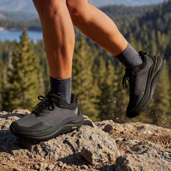 Women's Wide Toe Box Trail Running Shoes - ALL BLACK - 8