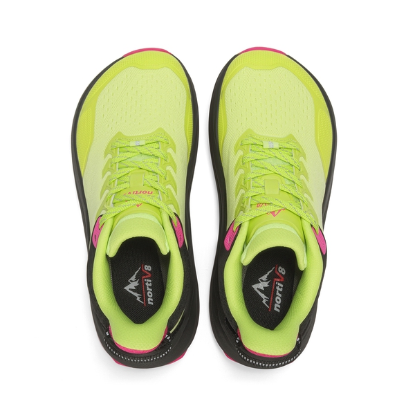 Women's Wide Toe Box Trail Running Shoes - LEMON GREEN - 7
