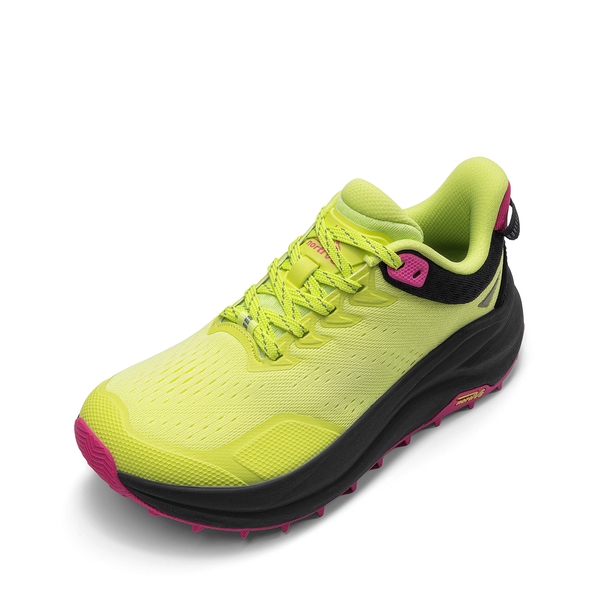 Women's Wide Toe Box Trail Running Shoes - LEMON GREEN - 6