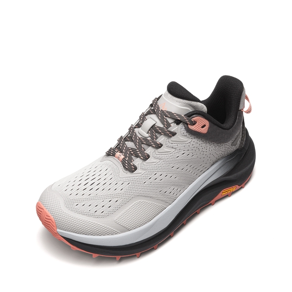 Women's Wide Toe Box Trail Running Shoes - LIGHT GREY/PINK - 2