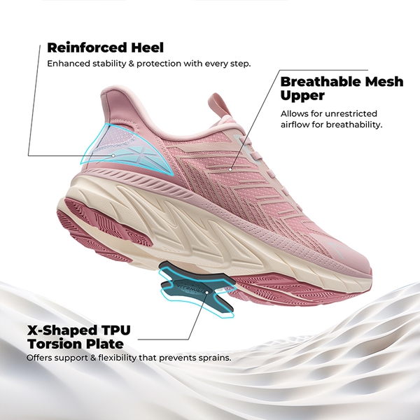 [AllSwifit 2.0] Women's Slip On Walking Sneakers - PINK-NEW - 2