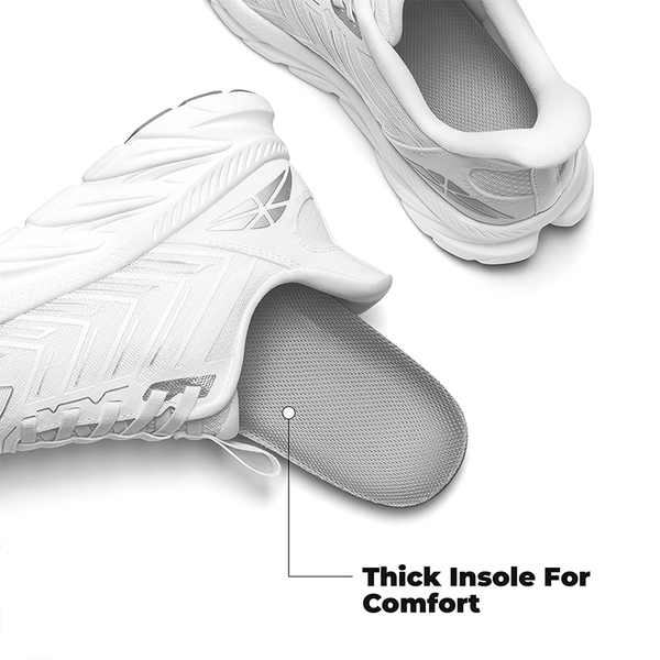 [AllSwifit 2.0] Women's Slip On Walking Sneakers - WHITE-NEW - 3
