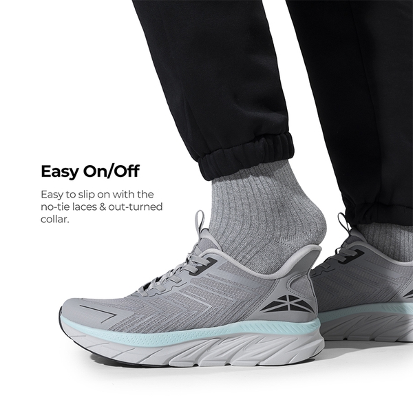 [AllSwifit 2.0] Men's Mesh Slip On Travel Sneakers - GREY-NEW - 7