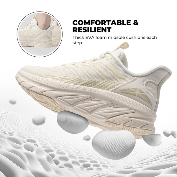 [AllSwifit 2.0] Women's Slip On Walking Sneakers - IVORY-NEW - 1