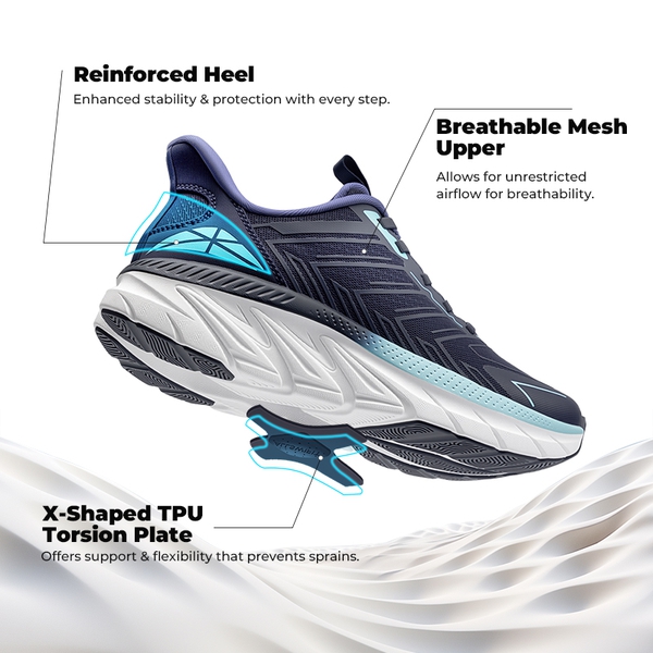 [AllSwifit 2.0] Women's Slip On Walking Sneakers - BLUE-NEW - 2