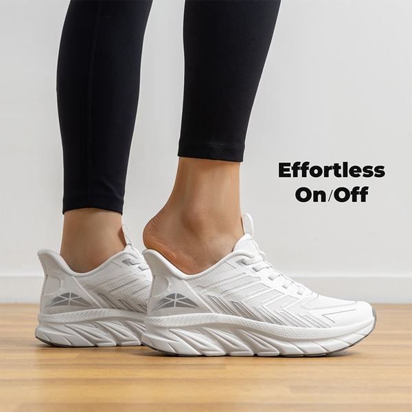[AllSwifit 2.0] Women's Slip On Walking Sneakers - WHITE-NEW - 7