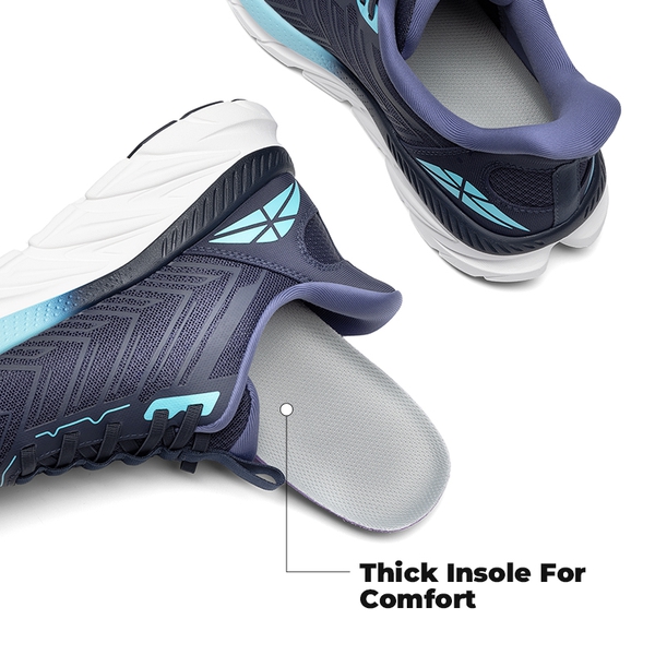 [AllSwifit 2.0] Women's Slip On Walking Sneakers - BLUE-NEW - 3