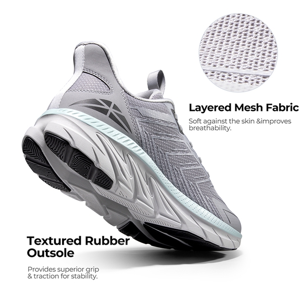 [AllSwifit 2.0] Men's Mesh Slip On Travel Sneakers - GREY-NEW - 5