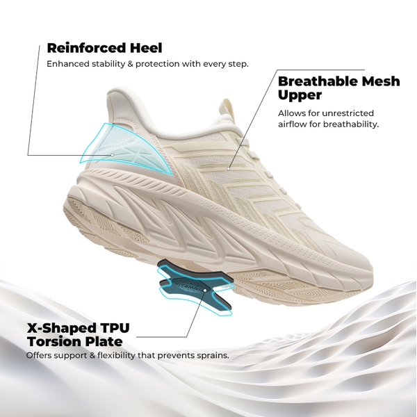 [AllSwifit 2.0] Women's Slip On Walking Sneakers - IVORY-NEW - 2
