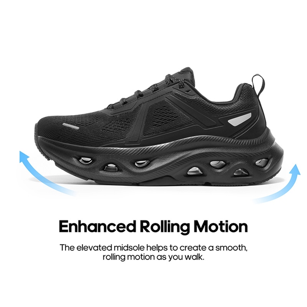 [MovePropel] Men's Comfortable Running & Jogging Shoes - ALL BLACK - 4