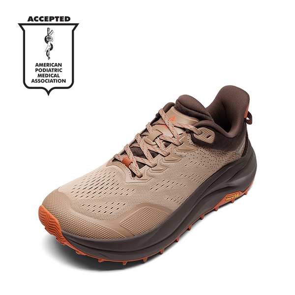 Men’s Breathable Wide Toe Non-Slip Running Shoes - BROWN -  0