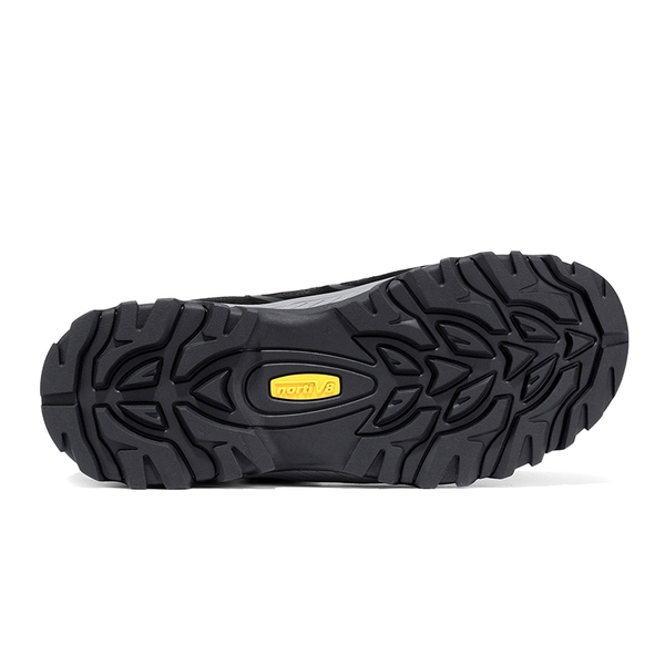 [Armadillo Series] Women's & Men's Wide Waterproof Hiking Boots【Wide Fit】 - ALL BLACK-SUEDE - 4
