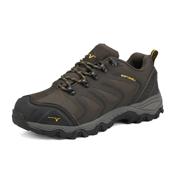 [Armadillo Series] Men's & Women's Waterproof Hiking Shoes - BROWN-BLACK-TAN -  0