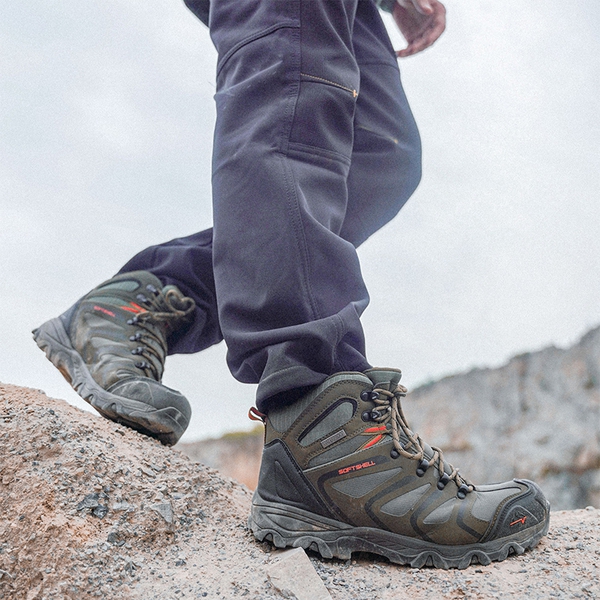 [Armadillo Series] Men's & Women's Waterproof Hiking & Walking Boots - ARMY/GREEN/BLACK/ORANGE - 6
