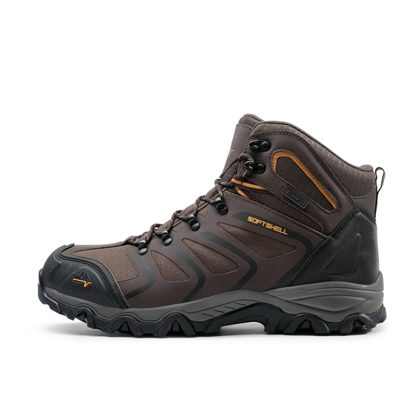 [Armadillo Series] Men's Wide Waterproof Hiking Boots【Wide Fit】 - BROWN-BLACK-TAN - 1