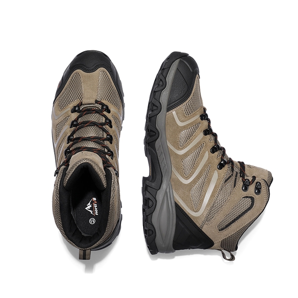 [Armadillo Series] Men's & Women's Waterproof Hiking & Walking Boots - TAUPE-SUEDE - 3