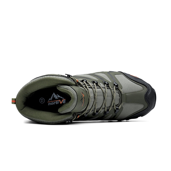 [Armadillo Series] Men's & Women's Waterproof Hiking & Walking Boots - ARMY/GREEN/BLACK/ORANGE - 3
