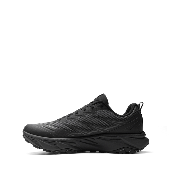 Men's Lightweight Breathable Trail Running Shoes - ALL BLACK - 1