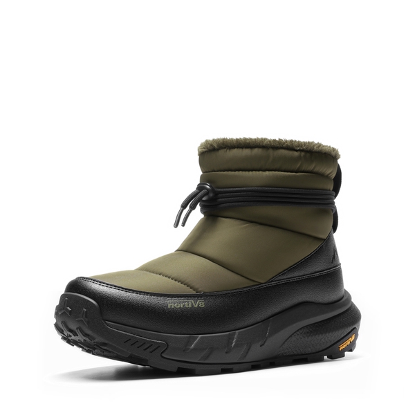 Men's Wide Fit Thinsulate Pull-on Snow Boots - OLIVE -  0