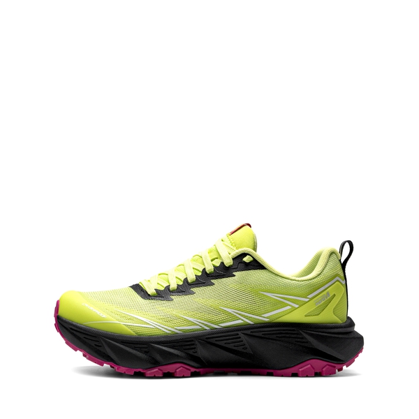 Women's Lightweight Mesh Trail Running Shoes - LEMON GREEN - 1