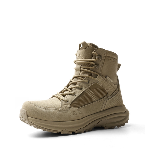 Men's Lightweight Zip Tactical Military Boots - SAND -  0