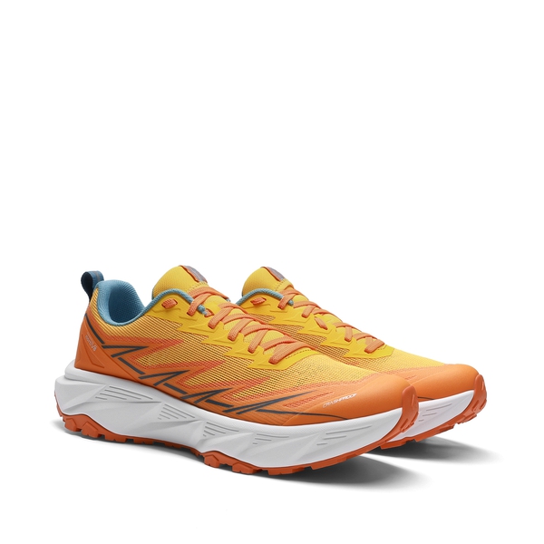 Men's Lightweight Breathable Trail Running Shoes - ORANGE - 2