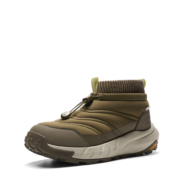 Men's Wide Toe Box Insulated Snow Boots【Wide Fit】 - OLIVE -  0