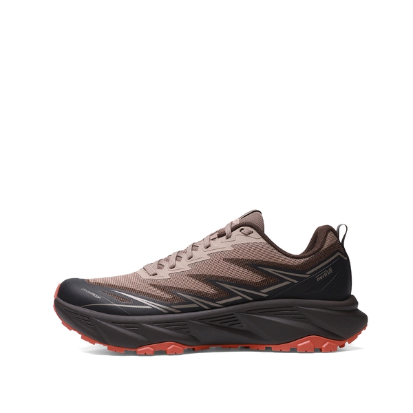 Men's Lightweight Breathable Trail Running Shoes - BLACK/BROWN - 1
