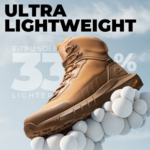 Men's Waterproof Tactical Boots with E-TPU Midsole - COYOTE - 1