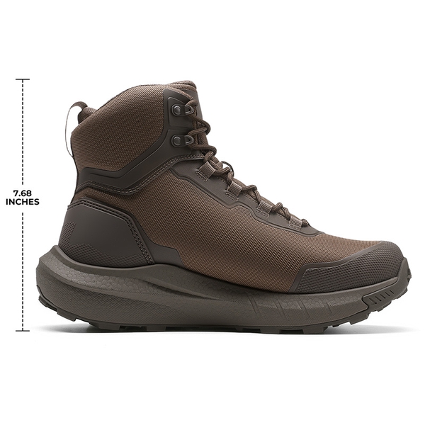 Men's Waterproof Tactical Boots with E-TPU Midsole - DARK BROWN - 7