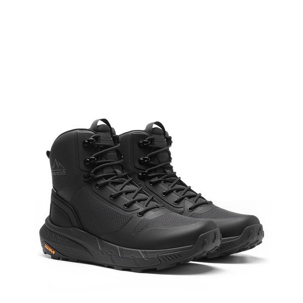 Men's Waterproof Seamless Oxford Work Boots - BLACK - 3