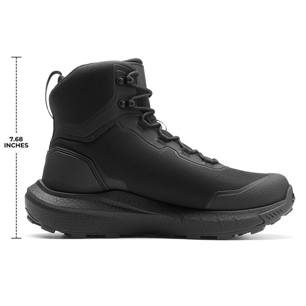 Men's Waterproof Tactical Boots with E-TPU Midsole - BLACK - 7