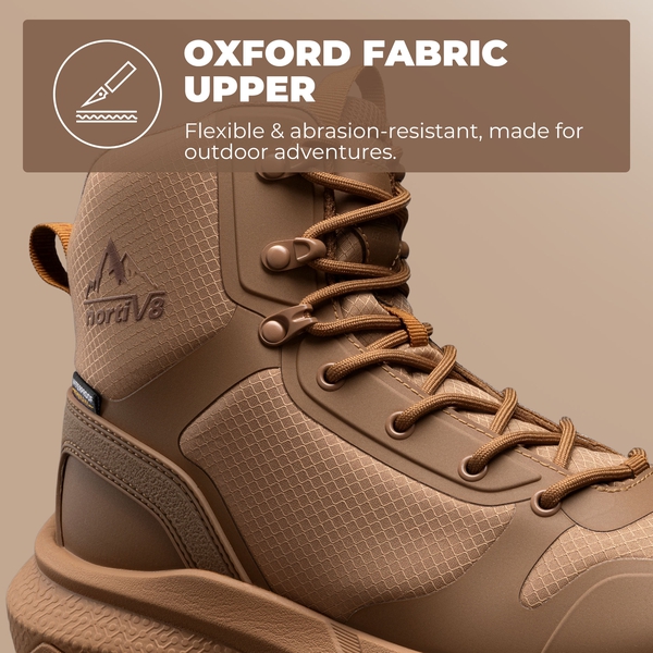 Men's Waterproof Seamless Oxford Work Boots - COYOTE - 6